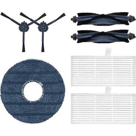 Adatto per il kit di accessori per spazzatrice Omni C20: spazzola principale, spazzola laterale, panno per mocio, filtro (1/2)