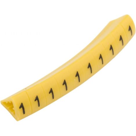 Marcador de cables OZ-2/1 amarillo E04ZP-01020400200 /100 unidades/