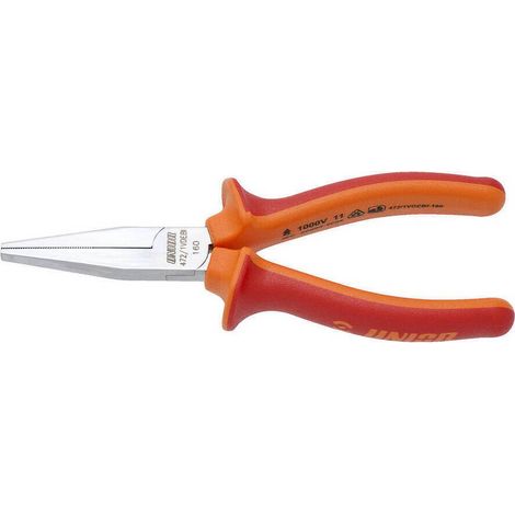 PINCE PLATE À BECS LONGS GAINAGE BI ISOLÉE VDE - 160 - 472/1VDEBI (1/2)