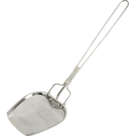 Feinmaschiges Sieb (0,5 mm) aus Edelstahl 304, stabiler Schaumlöffel mit festem Griff für die Küche (1/5)