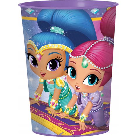 Vaso de plástico Shimmer & Shine, 473 ml, 1 unidad.