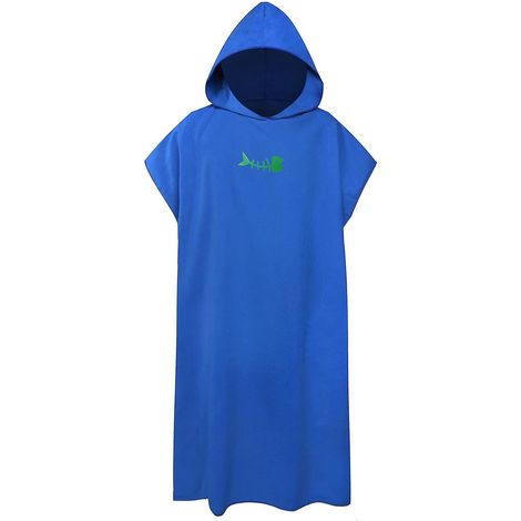 Poncho de plage microfibre avec capuche, serviette changeante pour surf, couverture de bain, serviette de natation, kit plage