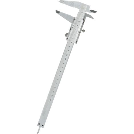 Pied à coulisse à vernier en acier au carbone, outil de mesure 0-8 pouces/0-200 mm, précision 0,02 mm, micromètre manuel à glissière. (1/2)