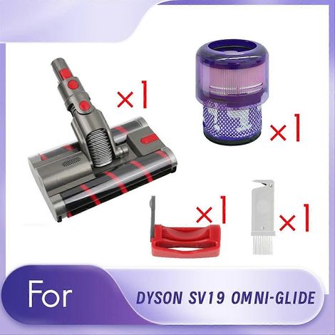 SV19 OMNI-GLIDE Doppelwalzenbürste + SV19 Filter + flexibler Ersatz-Staubsaugerkopf R (1/5)