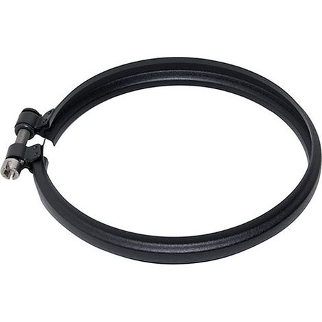 MBM – Collier pour fumisterie noir D.130 CE en acier 316 – Pour poêle à pellets – Fabriqué en Italie – UNI 1856/2