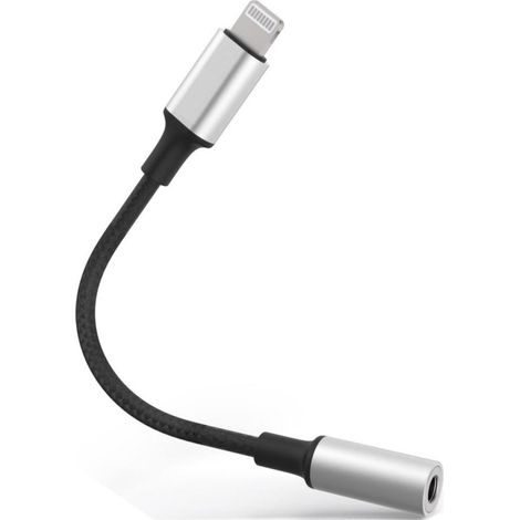 Câble adaptateur MicroConnect Lightning vers prise jack 3,5 mm MFI, MC-LIGHTJACK3.5