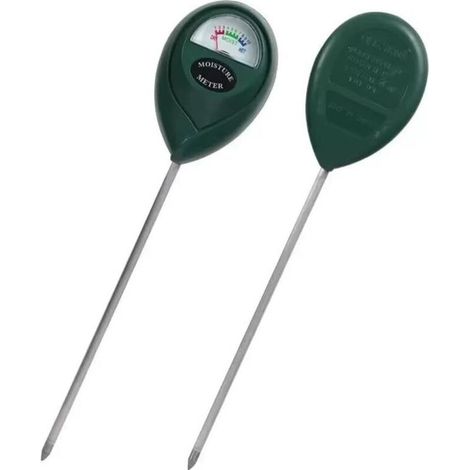 Lot de 2 jauges d'humidité des plantes de haute précision, sonde longue de 17.5 cm pour jardinières profondes, capteur d'arrosage pour fleurs, légumes (1/5)