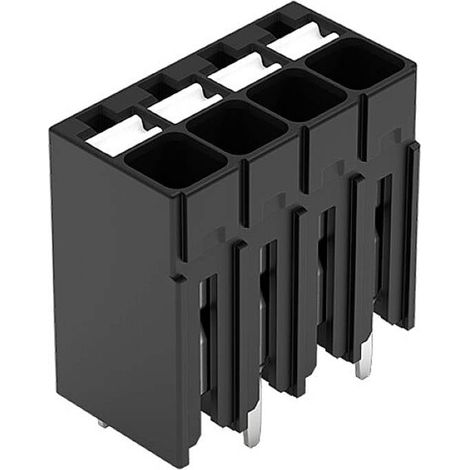 WAGO  2086-1124 Morsetto per PCB 1.50 mm² Numero Poli (num) 4 Nero 1 pz. (1/4)