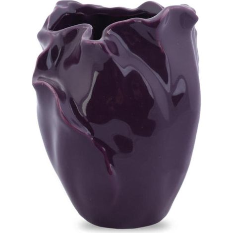 Keramikvase „Lila Blume“ mit Antirutschpads (1/3)