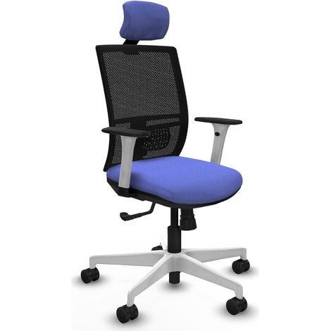Chaise de bureau piqueras y crespo Yunquera blanche 120kg (1/2)