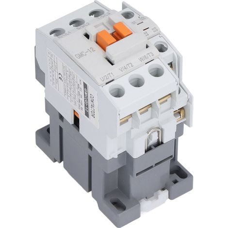 Contacteur CA à montage sur rail, contacteur de commande de circuit domestique 1NO 1NC 220V 50Hz 13A GMC-12 (1/5)
