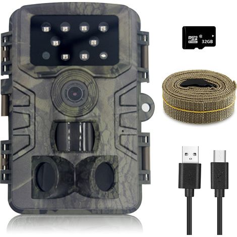 1 Caméra de chasse Divers accessoire de portail, déclenchement automatique par capteur de mouvement, sans flash, étanche, pour surveillance faune sauvage (1/5)