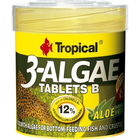 Comprimidos tropicales de 3 algas B 50 ml/36 g