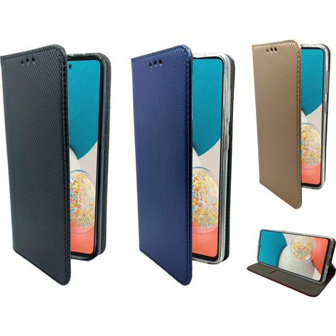 Hülle "Smart" kompatibel mit SAMSUNG GALAXY A54 5G Hülle Brieftasche Schutzhülle mit Standfunktion, Kartenfach Schwarz (1/5)