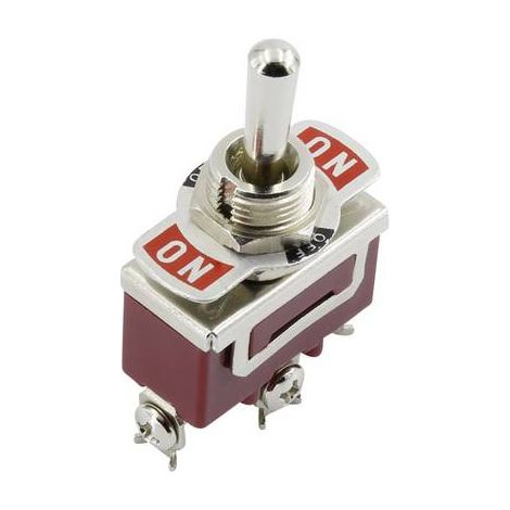 Interrupteur à levier 1 x On/Off/On TRU COMPONENTS XT-13B 1426623 250 V/AC 15 A à accrochage 1 pc(s) S805871 (1/2)