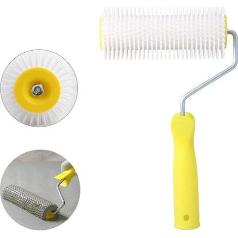 Rouleau Débulleur, Rouleau Enduit, Rouleau Debulleur Ragreage Rouleau À Pics Pour L'aération Des Revêtements De Sol,Qualité Professionnelle, Idéal Pour Tout Type De Sol (1/5)