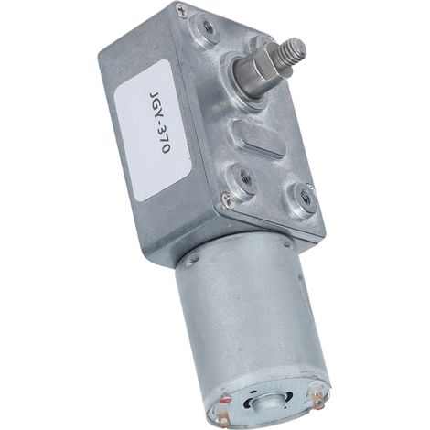 Moteur réducteur DC 12V 10 tours/min, arbre 8mm, réversible et autobloquant, modèle JGY‑370