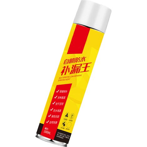 Aérosol de Caulk Polyéthène pour Réparation de Fissures et Joints Hydrofuge 1000ML Blanc (1/5)