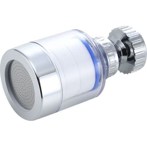 Robinet universel avec filtre anti-éclaboussures - Robinet de lavabo - Tête de robinet rotative à 360 ° - Filtre à eau - Accessoire de cuisine 742.2cm (1/5)