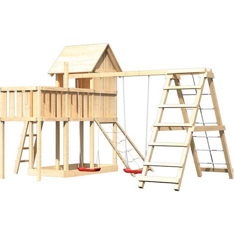 Akubi Stelzenhaus Frieda natur DS+KG+ABP+Netzrampe