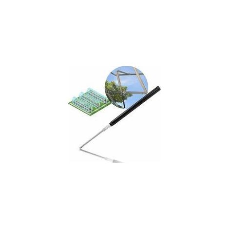Vérin automatique pour serre – Ouvre-fenêtres en aluminium galvanisé, version simple ou double, longueur 33,5 cm (1/5)