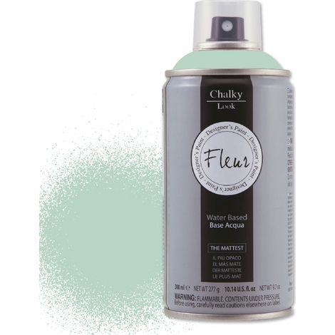 Fleur Chalky Look Spray Colore Opaco Gessoso Shabby per Legno Metallo Muro - Colore: Malmo Green (1/2)
