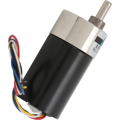 12-V-Gleichstrom-Getriebemotor, langsam laufender Permanentmagnet-Mikromotor XD-37GB3530, mit Halterung und Regler, 10 U/min, Untersetzungsgetriebe (1/5)