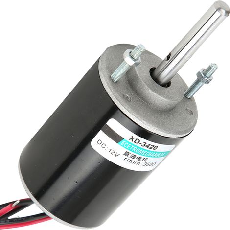 30W Permanentmagnet-Gleichstrommotor, hohe Drehzahl, CW/CCW (12V 3500RPM) (1/5)