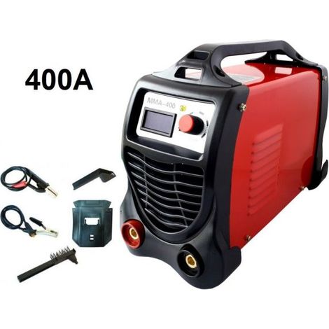 SALDATRICE A ELETTRODO ELETTRICA INVERTER SALDATURA 400 AMPERE + ACCESSORI