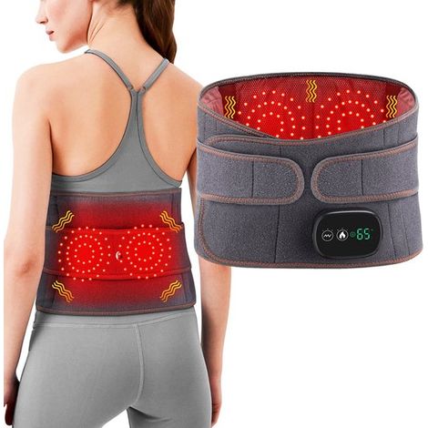 Cet appareil de massage électrique pour le dos est doté de fonctions infrarouges - chauffantes et vibrantes. Il peut être réglé pour masser les épaules (1/5)