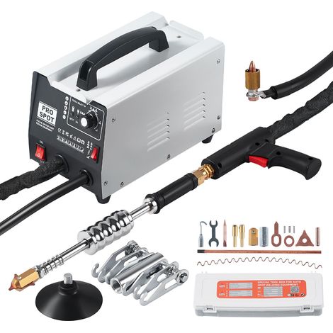 Kit Soudeuse par Points pour Réparation de Bosses Auto, 1.8KW, 7 Modes de Soudage & Puissance Réglable, Outil de Tirage de Tôlerie pour Voiture et Camion (1/5)