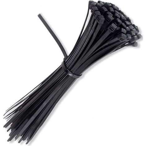 100 colliers de serrage autobloquants en nylon robuste de 20 cm (1/3)