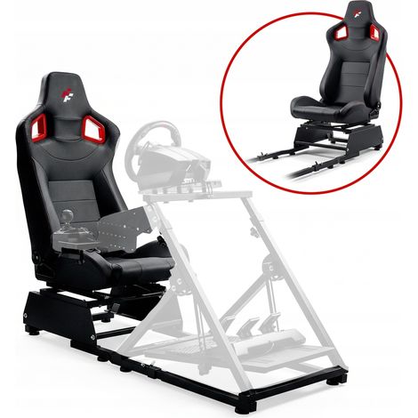 Rennsimulator-Gaming-Sitz, verstellbarer Schalensitz, 160 Grad, F903 (1/5)