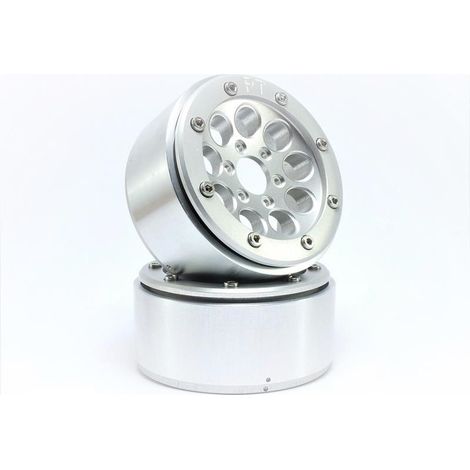 Beadlock Wheels PT-Gun Silver/Silver 1.9