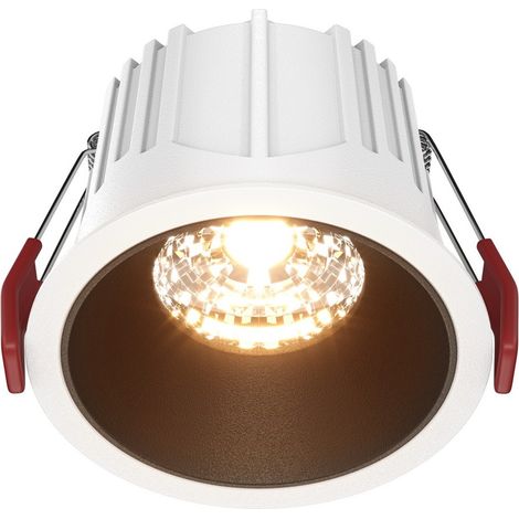Maytoni Alfa Led Spot encastré rond blanc et noir 2700 K 750 lm (1/2)