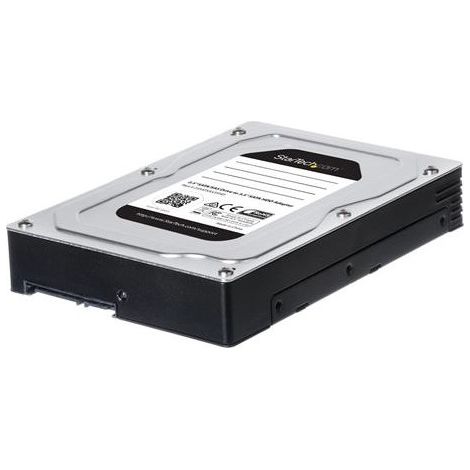 StarTech.com 25SATSAS35HD Hard Drive Backplane 8,89 cm (3.5") Carrier Panel Schwarz, Silber
