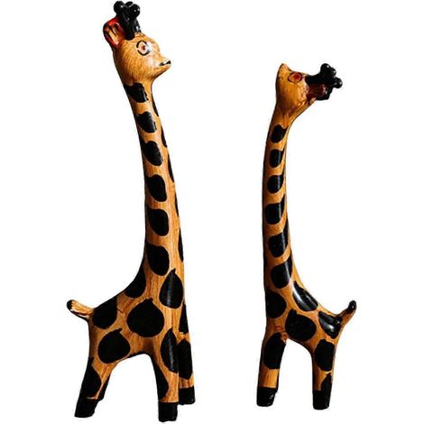 Giraffenskulptur, Giraffenpaar, für Schreibtisch, Landhausregal (1/5)