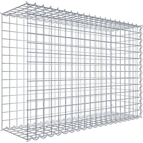 Gabiondeco - Gabion - Element de prolongation en longueur 100 cm x 70 cm x 30 cm (L x H x P). maille 5 x 5 cm. Spirale. Avert.: il manque une grille - Made in Germany (1/5)