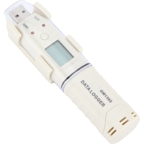 Enregistreur de température et d'humidité GM1365 : thermomètre d'entrepôt pour laboratoire de stockage frigorifique (1/5)