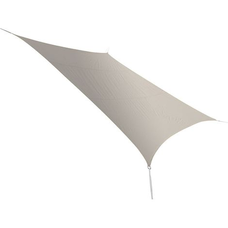 Voile d'ombrage rectangulaire ACKERMAN - 3,00 x 2,00 m - Taupe - pour terrasse et jardin (1/2)
