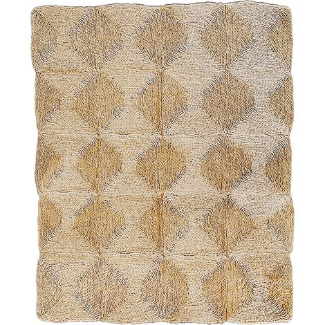 Rechteckiger Jute-Teppich - Boho Bali - 90x120 CM - Lubya Naturfarben
