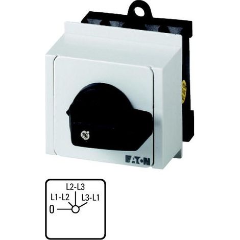 Commut. de voltmètre cont.: 4 20A à acc. encastré IVS 000029452 EATON T0-2-15920/IVS