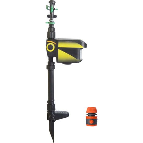 Irrigatori a energia solare anti-topi e anti-uccelli, attivati dal movimento in giardino, dissuasori per coyote con 3 modalità di distribuzione dello spruzzo, getto automatico a 120°. (1/5)