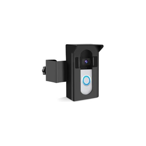 Support de sonnette vidéo antivol compatible avec la sonnette vidéo Ring 4/3/3 Plus/2/1/(version 2020), support de porte pour caméra Blink, support de montage sans perçage, support adaptateur pour app (1/5)