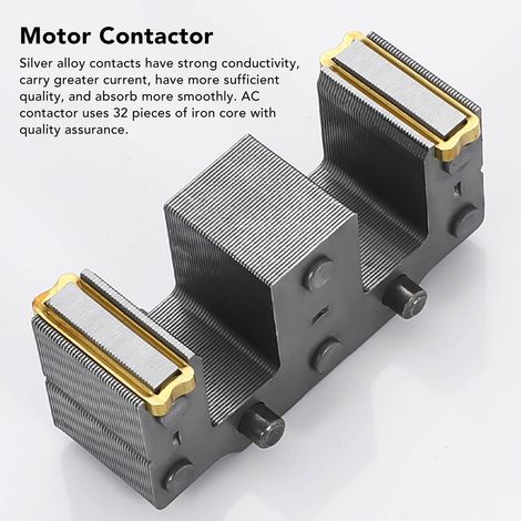 Contacteur CA 220 V 80 A triphasé pour applications électriques de distribution d'énergie (1/5)
