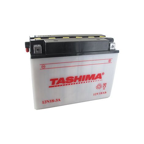 Batterie Blei Tashima 12V, 18Ah. L: 206, B: 91, H: 164 mm, + rechts Für Rasentraktor. (Lieferung
