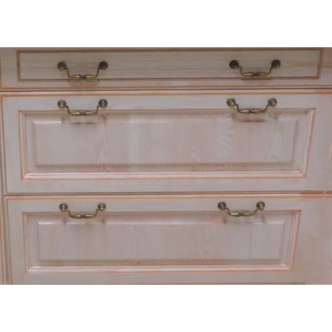 Porta da cucina floreale salmone H700xl60 cm 0,3 cassetti venduti separatamente kit cassetti GD MENUISERIES