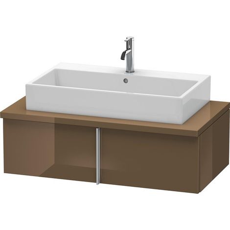 VERO consolle bassa 285x1000x518mm marrone oliva lucido