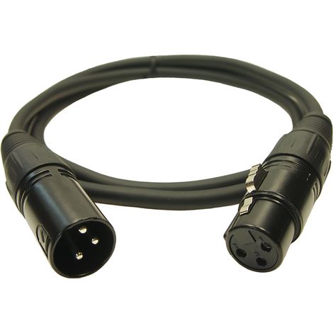Cordons XLR XLR XLR 1.5m Noir ( Prix pour 1 )