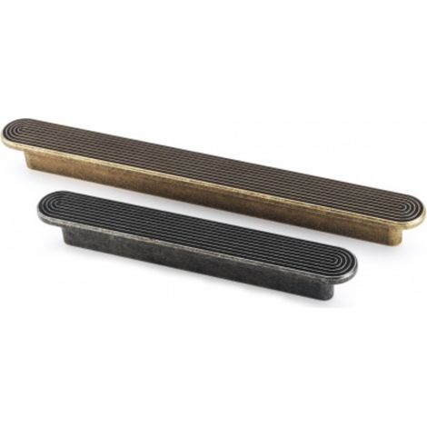 Poignée Laps 6131 - talla Bronze rustique. 159x22x21mm. Entrepuntos 128mm.